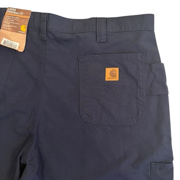 Carhartt Blue Flat Front Shorts with Tailored Fit 42x10 - Picture 6 of 10